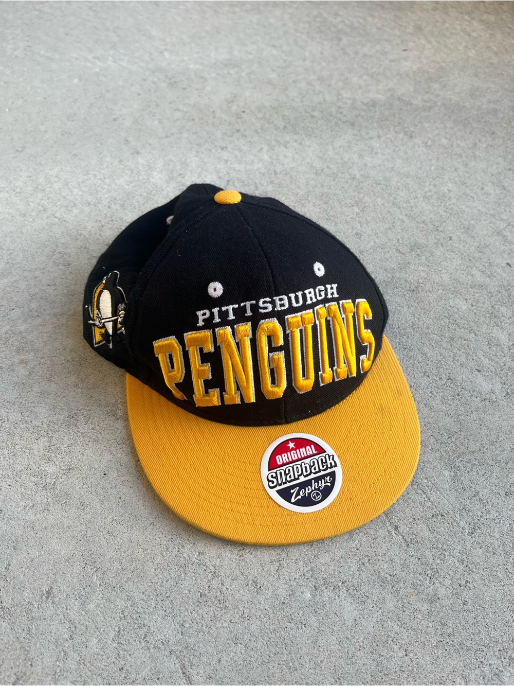 Zephyr Black and Gold Snapback Hat - The Z Hat Label
